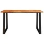 Live edge dining table solid acacia wood 140x80x75cm by vidaXL, Kitchen and dining tables - Ref: Foro24-353289, Price: 254,64...