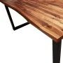 Live edge dining table solid acacia wood 140x80x75cm by vidaXL, Kitchen and dining tables - Ref: Foro24-353289, Price: 254,64...