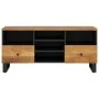 TV-Schrank aus Mangoholz und Holzwerkstoff, 100 x 33 x 46 cm von vidaXL, TV-Möbel - Ref: Foro24-351981, Preis: 101,95 €, Raba...