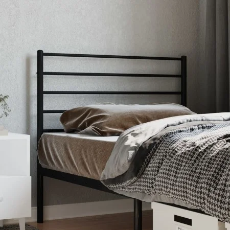 Kopfteil aus schwarzem Metall, 80 cm von vidaXL, Kopf- und Fußteile - Ref: Foro24-352346, Preis: 19,76 €, Rabatt: %