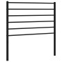 Kopfteil aus schwarzem Metall, 80 cm von vidaXL, Kopf- und Fußteile - Ref: Foro24-352346, Preis: 20,76 €, Rabatt: %