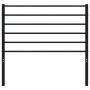 Kopfteil aus schwarzem Metall, 80 cm von vidaXL, Kopf- und Fußteile - Ref: Foro24-352346, Preis: 20,76 €, Rabatt: %