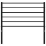 Kopfteil aus schwarzem Metall, 80 cm von vidaXL, Kopf- und Fußteile - Ref: Foro24-352346, Preis: 19,76 €, Rabatt: %