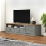 VIGO TV cabinet solid gray pine wood 156x40x40 cm by vidaXL, TV Furniture - Ref: Foro24-353174, Price: 138,96 €, Discount: %