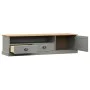 VIGO TV cabinet solid gray pine wood 156x40x40 cm by vidaXL, TV Furniture - Ref: Foro24-353174, Price: 138,96 €, Discount: %
