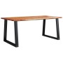 Live-Edge-Esstisch aus massivem Akazienholz, 180 x 90 x 75 cm von vidaXL, Küchen- und Esstische - Ref: Foro24-353291, Preis: ...