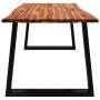 Live-Edge-Esstisch aus massivem Akazienholz, 180 x 90 x 75 cm von vidaXL, Küchen- und Esstische - Ref: Foro24-353291, Preis: ...