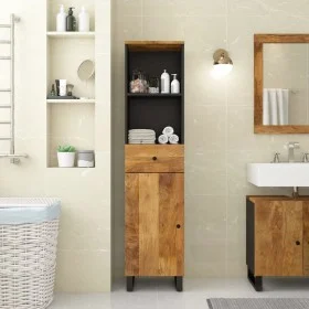 Solid mango wood bathroom cabinet 38x33x160 cm by vidaXL, Bathroom furniture - Ref: Foro24-352001, Price: 130,53 €, Discount: %