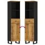 Badmöbel aus massivem Mangoholz 38x33x160 cm von vidaXL, Badezimmermöbel - Ref: Foro24-352001, Preis: 132,63 €, Rabatt: %