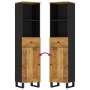 Badmöbel aus massivem Mangoholz 38x33x160 cm von vidaXL, Badezimmermöbel - Ref: Foro24-352001, Preis: 139,74 €, Rabatt: %