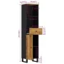 Badmöbel aus massivem Mangoholz 38x33x160 cm von vidaXL, Badezimmermöbel - Ref: Foro24-352001, Preis: 132,63 €, Rabatt: %
