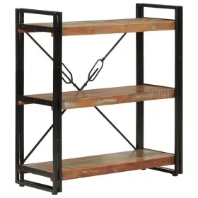 3-height iron and recycled wood shelf 77x30x80cm by vidaXL, Bookcases and shelves - Ref: Foro24-351109, Price: 126,19 €, Disc...