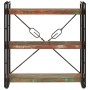 3-height iron and recycled wood shelf 77x30x80cm by vidaXL, Bookcases and shelves - Ref: Foro24-351109, Price: 138,18 €, Disc...