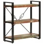3-height iron and recycled wood shelf 77x30x80cm by vidaXL, Bookcases and shelves - Ref: Foro24-351109, Price: 126,19 €, Disc...