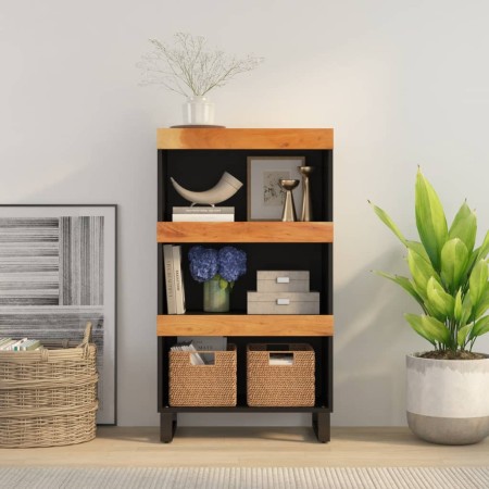 Beistellschrank aus massivem Akazienholz, 60 x 33 x 107 cm von vidaXL, Nachttische - Ref: Foro24-352890, Preis: 67,86 €, Raba...