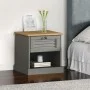 VIGO Nachttisch aus massivem Kiefernholz grau 42x35x42 cm von vidaXL, Nachttische - Ref: Foro24-353156, Preis: 41,59 €, Rabat...