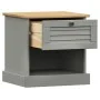 VIGO Nachttisch aus massivem Kiefernholz grau 42x35x42 cm von vidaXL, Nachttische - Ref: Foro24-353156, Preis: 41,59 €, Rabat...