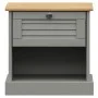 VIGO Nachttisch aus massivem Kiefernholz grau 42x35x42 cm von vidaXL, Nachttische - Ref: Foro24-353156, Preis: 41,59 €, Rabat...