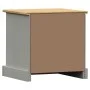VIGO Nachttisch aus massivem Kiefernholz grau 42x35x42 cm von vidaXL, Nachttische - Ref: Foro24-353156, Preis: 41,59 €, Rabat...
