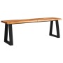 Live Edge Dining Set 3 Piece Solid Acacia Wood by vidaXL, Furniture sets for kitchens and dining rooms - Ref: Foro24-3157525,...