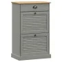 VIGO Schuhregal aus massivem grauem Kiefernholz 60x35x96 cm von vidaXL, Schuhregale und Schuhorganisatoren - Ref: Foro24-3531...