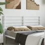 Cabecero de metal blanco 120 cm de vidaXL, Cabeceros y pies de cama - Ref: Foro24-352399, Precio: 27,66 €, Descuento: %