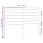 Cabecero de metal blanco 120 cm de vidaXL, Cabeceros y pies de cama - Ref: Foro24-352399, Precio: 27,66 €, Descuento: %