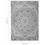 Alfombra de exterior de tejido plano rayas azules 160x230 cm de vidaXL, Alfombras - Ref: Foro24-340832, Precio: 60,49 €, Desc...