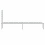 Estructura de cama de metal con cabecero blanco 90x200 cm de vidaXL, Camas y somieres - Ref: Foro24-352361, Precio: 63,04 €, ...