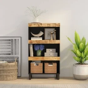 Solid mango wood auxiliary cabinet 60x33x107 cm by vidaXL, Nightstands - Ref: Foro24-352889, Price: 129,93 €, Discount: %