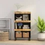 Beistellschrank aus massivem Mangoholz, 60 x 33 x 107 cm von vidaXL, Nachttische - Ref: Foro24-352889, Preis: 130,60 €, Rabat...