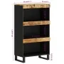 Beistellschrank aus massivem Mangoholz, 60 x 33 x 107 cm von vidaXL, Nachttische - Ref: Foro24-352889, Preis: 130,60 €, Rabat...