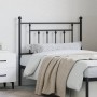 Cabecero de metal negro 90 cm de vidaXL, Cabeceros y pies de cama - Ref: Foro24-353565, Precio: 33,36 €