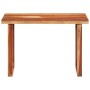 Esstisch aus massivem Akazienholz 110x50x76 cm von vidaXL, Küchen- und Esstische - Ref: Foro24-353317, Preis: 237,56 €, Rabat...