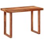 Esstisch aus massivem Akazienholz 110x50x76 cm von vidaXL, Küchen- und Esstische - Ref: Foro24-353317, Preis: 237,56 €, Rabat...