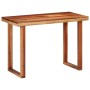 Esstisch aus massivem Akazienholz 110x50x76 cm von vidaXL, Küchen- und Esstische - Ref: Foro24-353317, Preis: 237,56 €, Rabat...