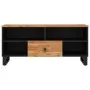 Mueble de TV madera acacia y madera contrachapada 100x33x46 cm de vidaXL, Muebles TV - Ref: Foro24-351971, Precio: 75,81 €, D...