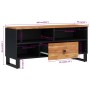 TV-Schrank aus Akazienholz und Sperrholz, 100 x 33 x 46 cm von vidaXL, TV-Möbel - Ref: Foro24-351971, Preis: 76,53 €, Rabatt: %