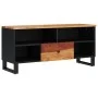 TV-Schrank aus Akazienholz und Sperrholz, 100 x 33 x 46 cm von vidaXL, TV-Möbel - Ref: Foro24-351971, Preis: 75,81 €, Rabatt: %