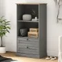 Librería VIGO madera maciza de pino gris 60x35x114,5 cm de vidaXL, Librerías y estanterías - Ref: Foro24-353186, Precio: 138,...