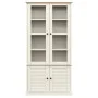 VIGO Vitrine mit Vitrine Kiefer massiv weiß 85x35x170 cm von vidaXL, Bücherregale und Regale - Ref: Foro24-353194, Preis: 315...