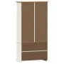 VIGO Vitrine mit Vitrine Kiefer massiv weiß 85x35x170 cm von vidaXL, Bücherregale und Regale - Ref: Foro24-353194, Preis: 315...