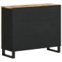 Sideboard mit 2 Türen aus massivem Mangoholz 90x33x75 cm von vidaXL, Sideboards - Ref: Foro24-352925, Preis: 194,70 €, Rabatt: %