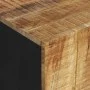 Sideboard with 2 solid mango wood doors 90x33x75 cm by vidaXL, Sideboards - Ref: Foro24-352925, Price: 196,64 €, Discount: %