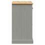 VIGO sideboard with drawers solid gray pine wood 113x40x75 cm by vidaXL, Sideboards - Ref: Foro24-353192, Price: 216,20 €, Di...