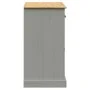 VIGO sideboard with drawers solid gray pine wood 113x40x75 cm by vidaXL, Sideboards - Ref: Foro24-353192, Price: 213,89 €, Di...