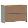 VIGO sideboard with drawers solid gray pine wood 113x40x75 cm by vidaXL, Sideboards - Ref: Foro24-353192, Price: 216,20 €, Di...