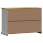 VIGO sideboard with drawers solid gray pine wood 113x40x75 cm by vidaXL, Sideboards - Ref: Foro24-353192, Price: 213,89 €, Di...