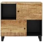 Sideboard with 2 doors solid mango wood 80x33x75 cm by vidaXL, Sideboards - Ref: Foro24-352921, Price: 150,94 €, Discount: %