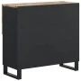 Sideboard with 2 doors solid mango wood 80x33x75 cm by vidaXL, Sideboards - Ref: Foro24-352921, Price: 150,94 €, Discount: %